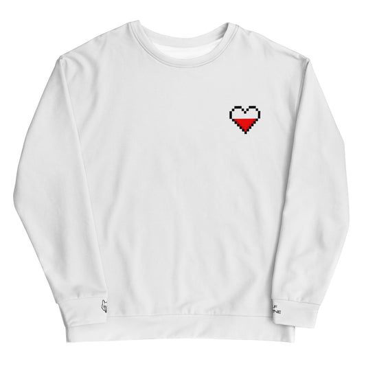 Heart Half Full Unisex Sweatshirt