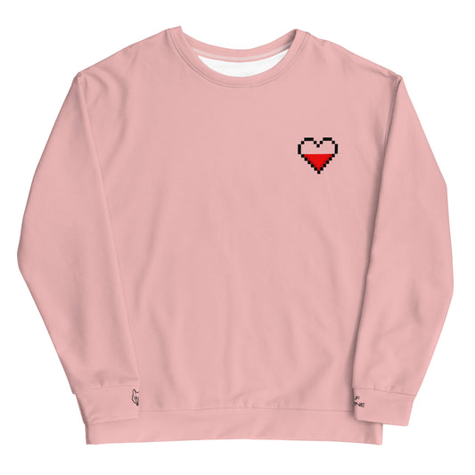 Heart Hal Full Unisex Sweatshirt