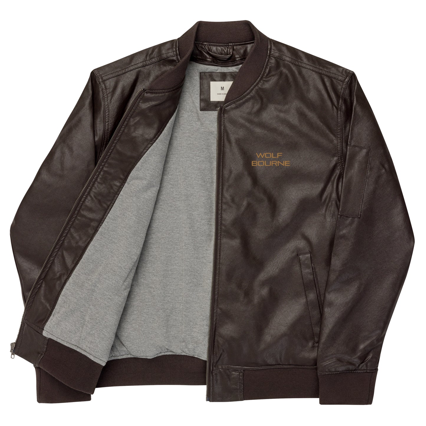 Signature Leather Bomber Jacket